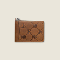 Ariat Logo Print Money Clip Wallet
