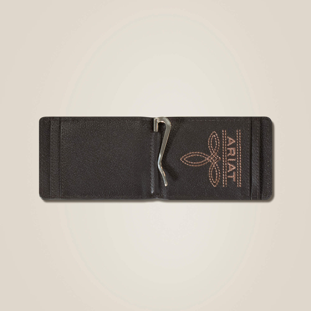 Flag Shield Clip Wallet