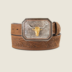 Floral Embossed Belt