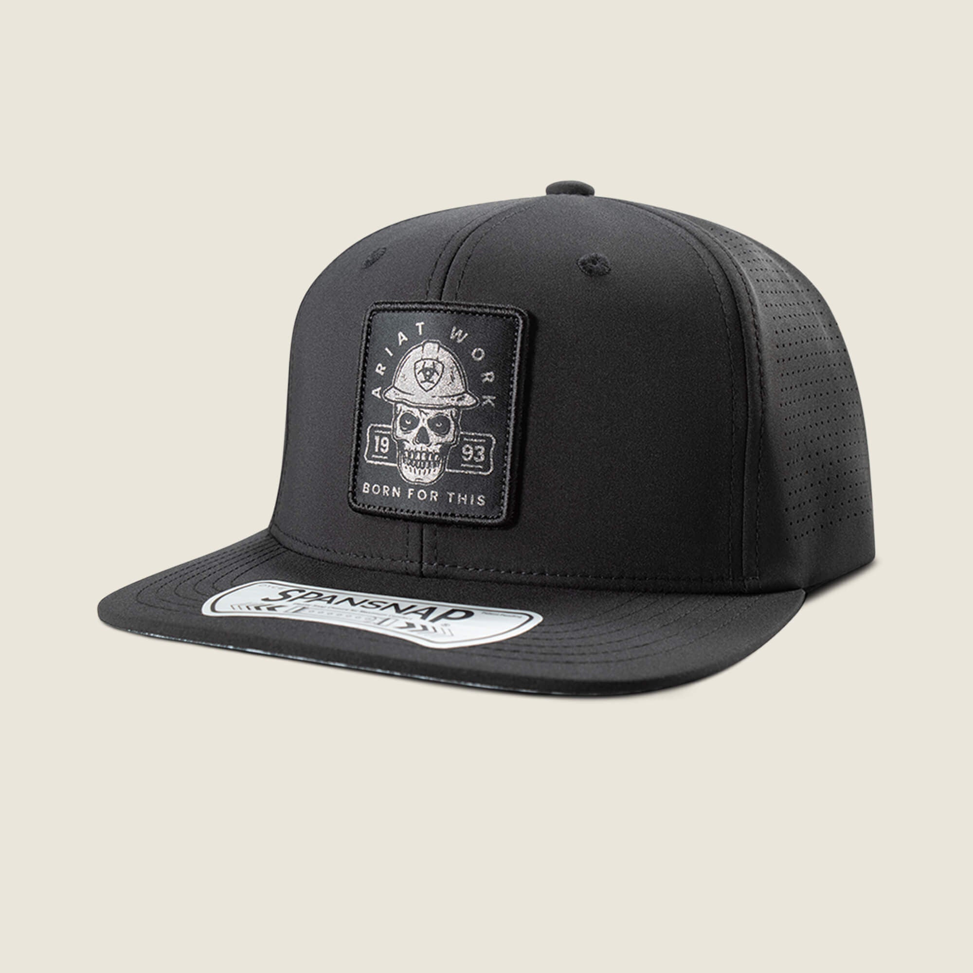 Work Roughneck Reflective Patch Snapback Cap