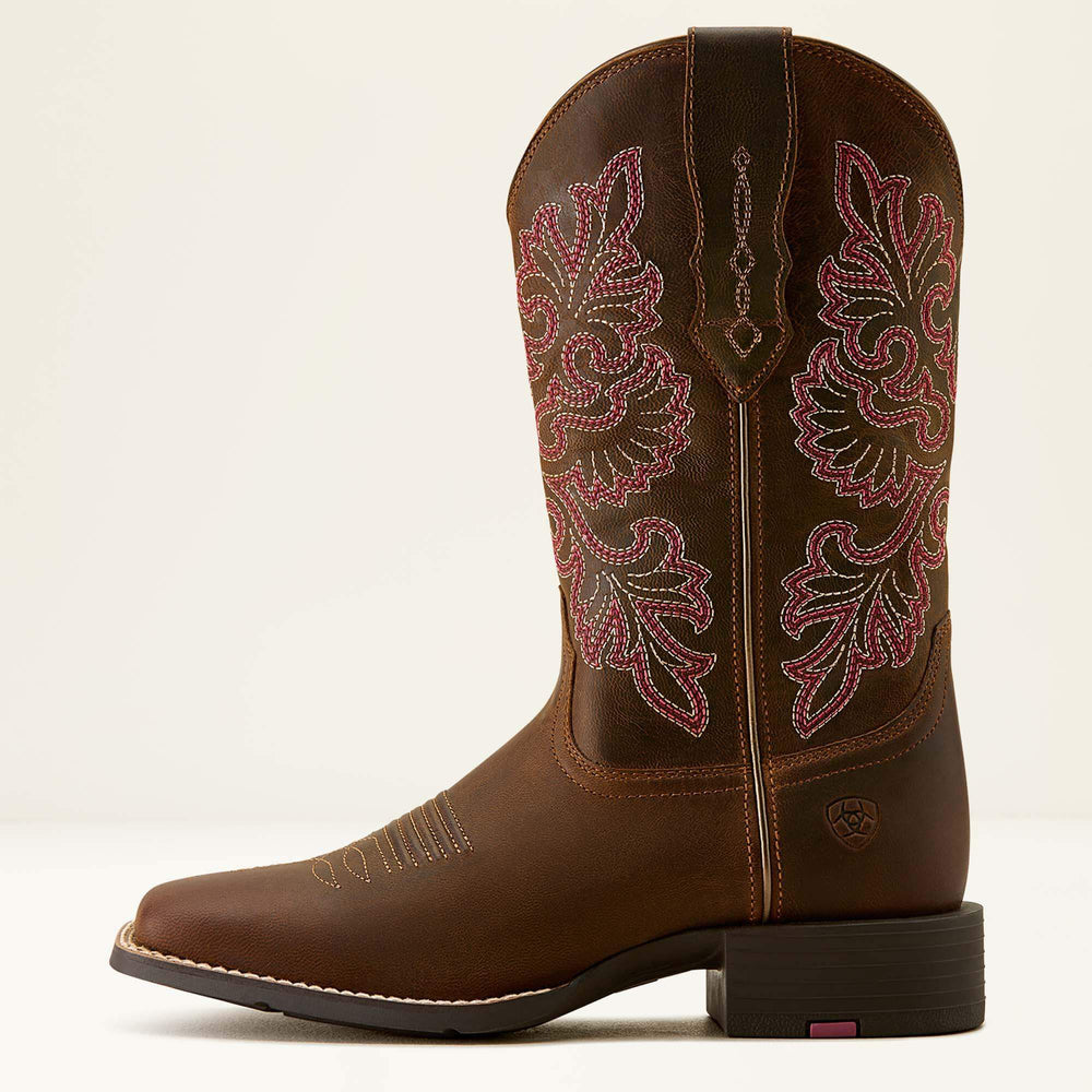 Round Up StretchFit Wide Square Toe Western Boot