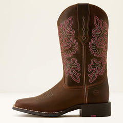 Round Up StretchFit Wide Square Toe Western Boot