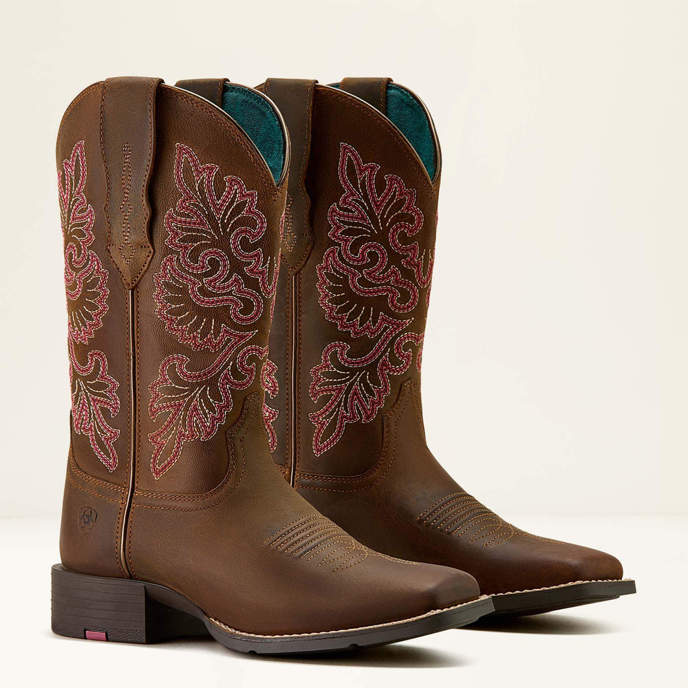 Round Up StretchFit Wide Square Toe Western Boot