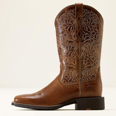 Round Up Remuda Wide Square Toe Western Boot