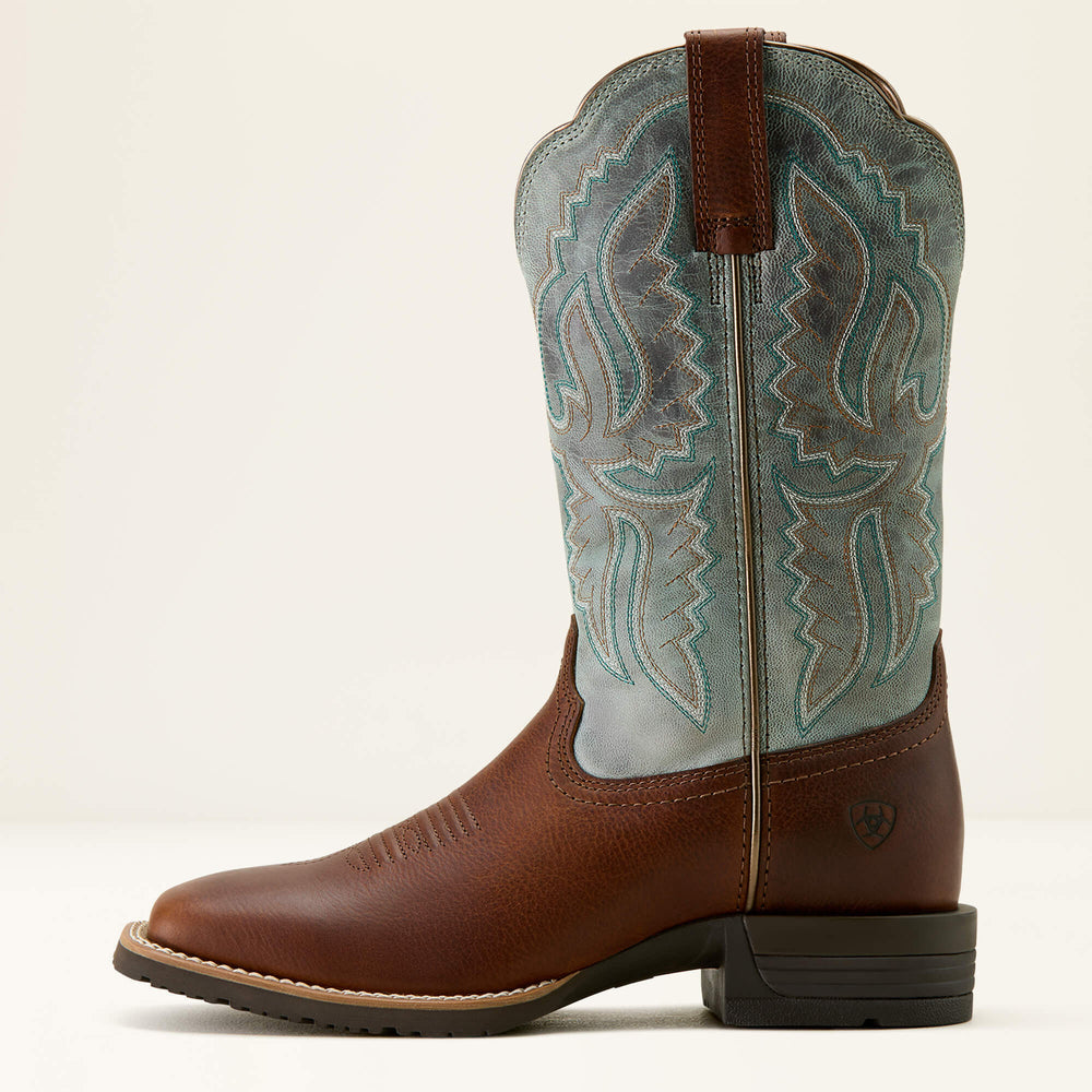 Hybrid Ranchwork Wide Square Toe Western Boot