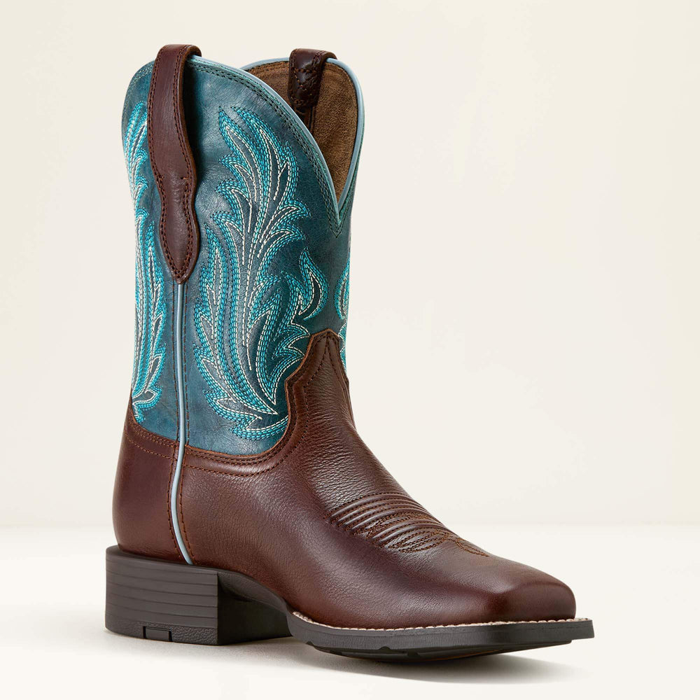 Round Up Filly Wide Square Toe Western Boot