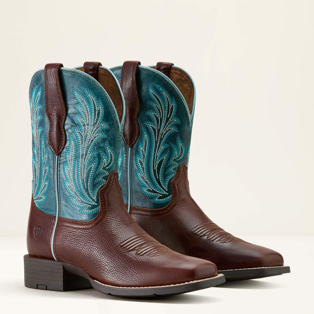 Round Up Filly Wide Square Toe Western Boot
