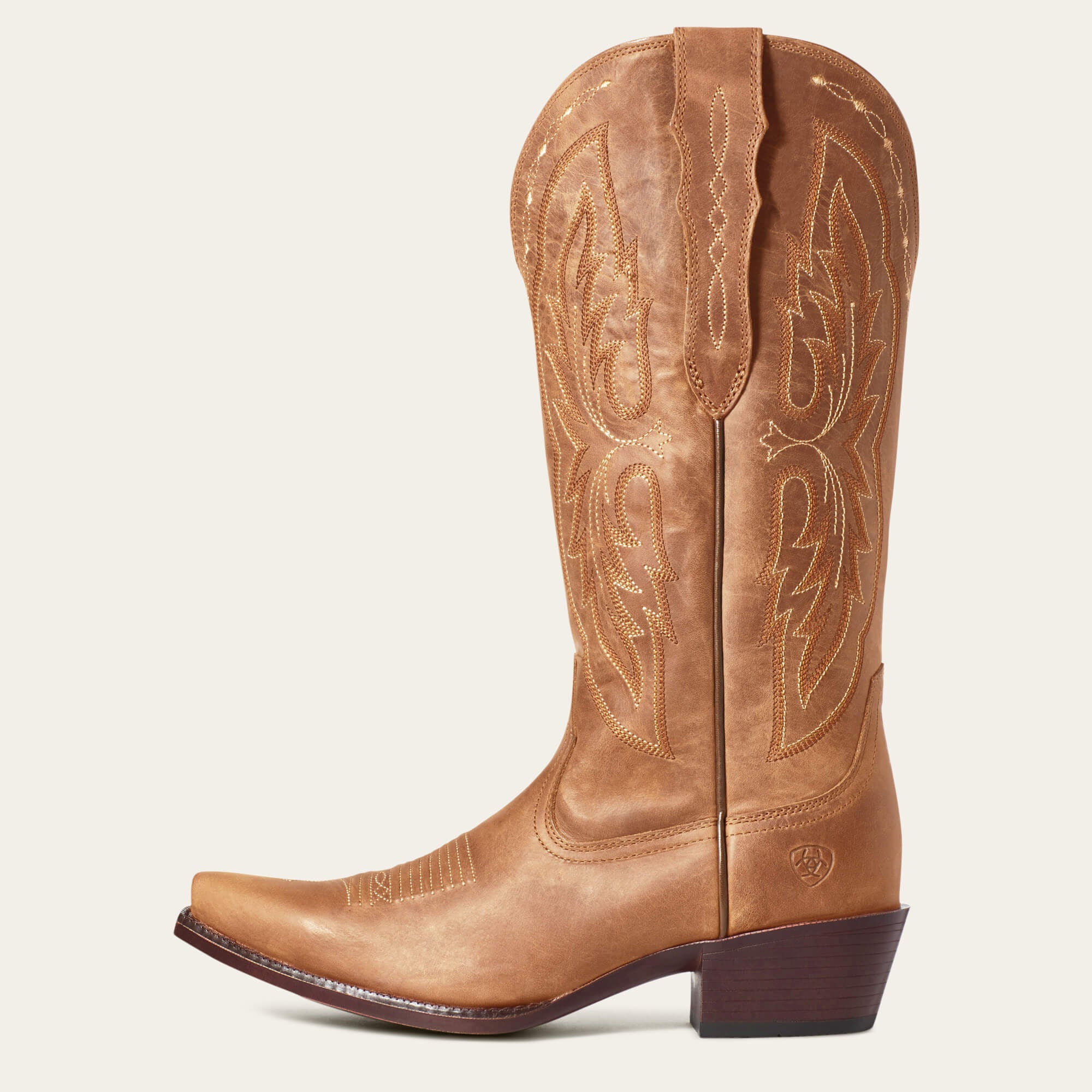 Heritage X Toe Elastic Wide Calf Western Boot
