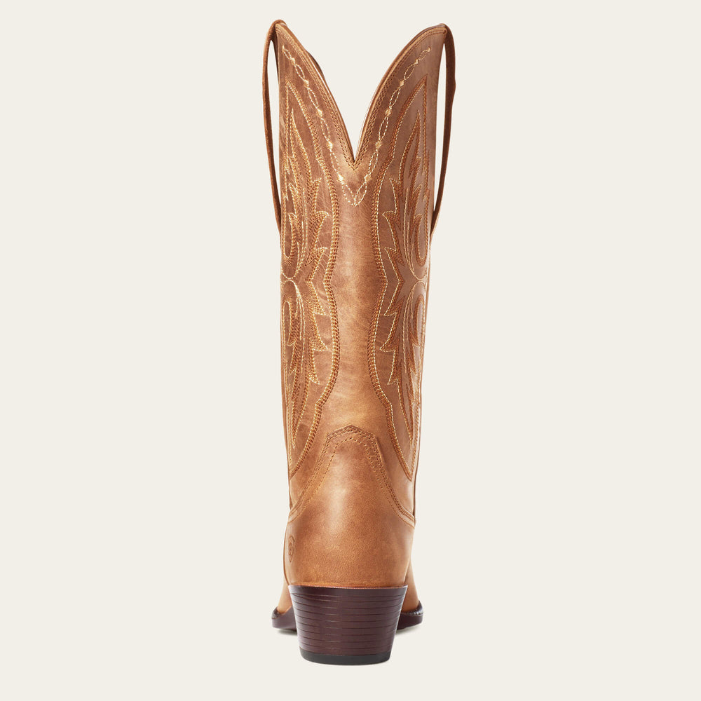 Heritage X Toe Elastic Wide Calf Western Boot