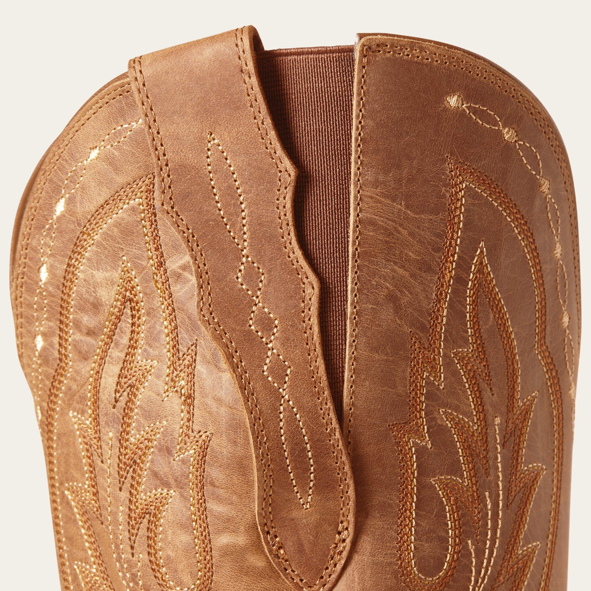 Heritage X Toe Elastic Wide Calf Western Boot