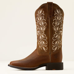 Round Up Holly Wide Square Toe Western Boot