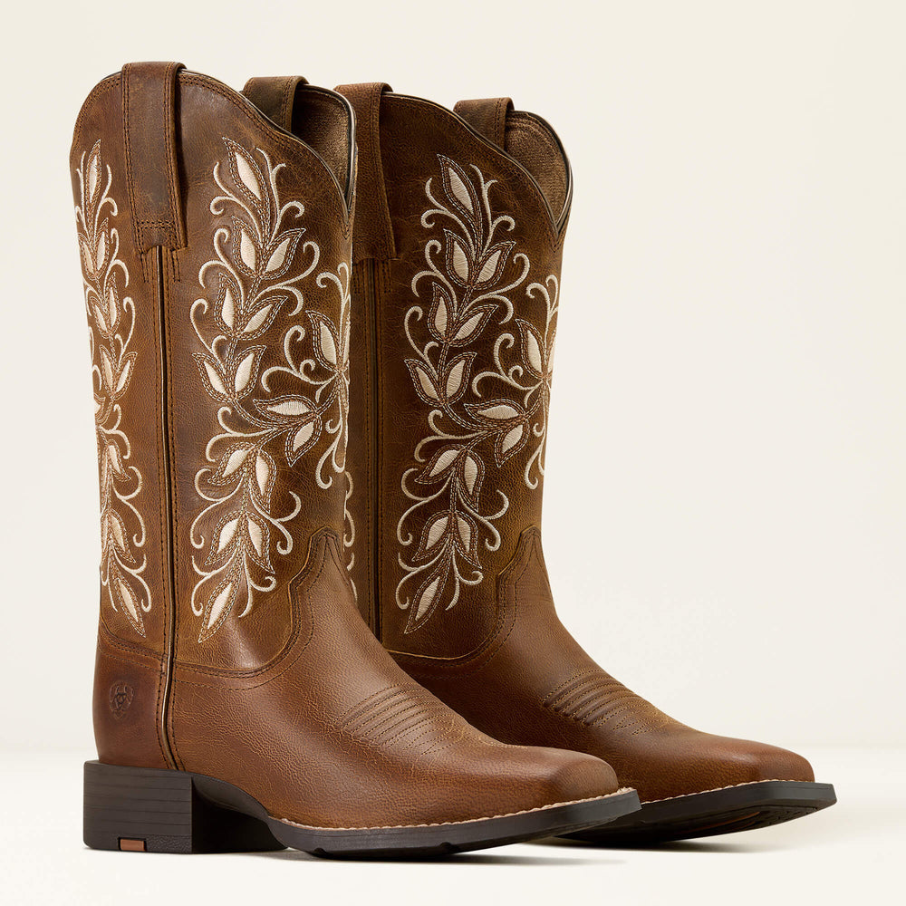 Round Up Holly Wide Square Toe Western Boot