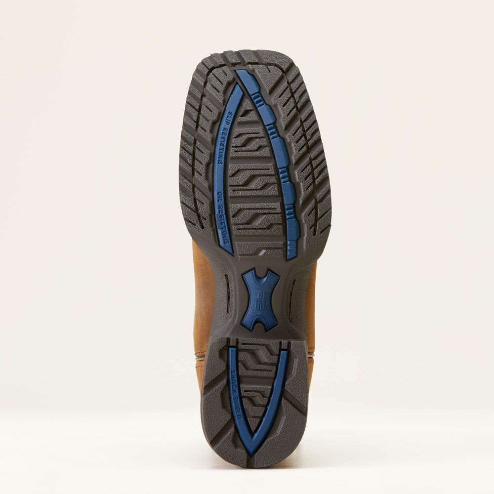 Hybrid Ranchwork Wide Square Toe Western Boot