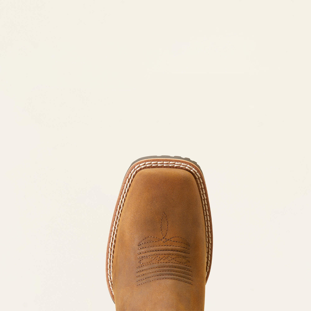 Hybrid Ranchwork Wide Square Toe Western Boot