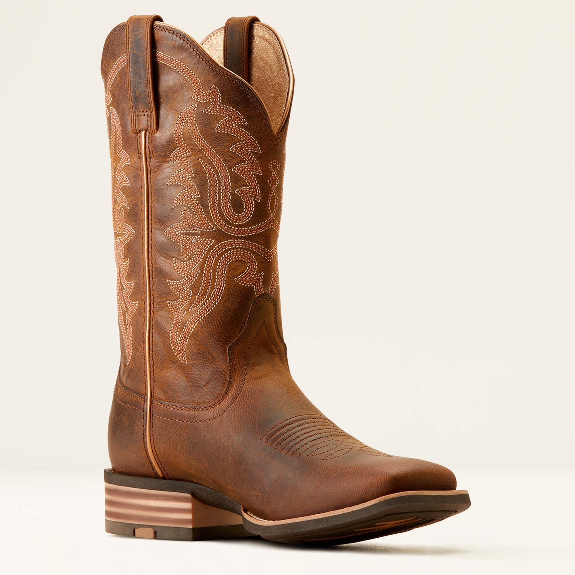 Olena Wide Square Toe Western Boot