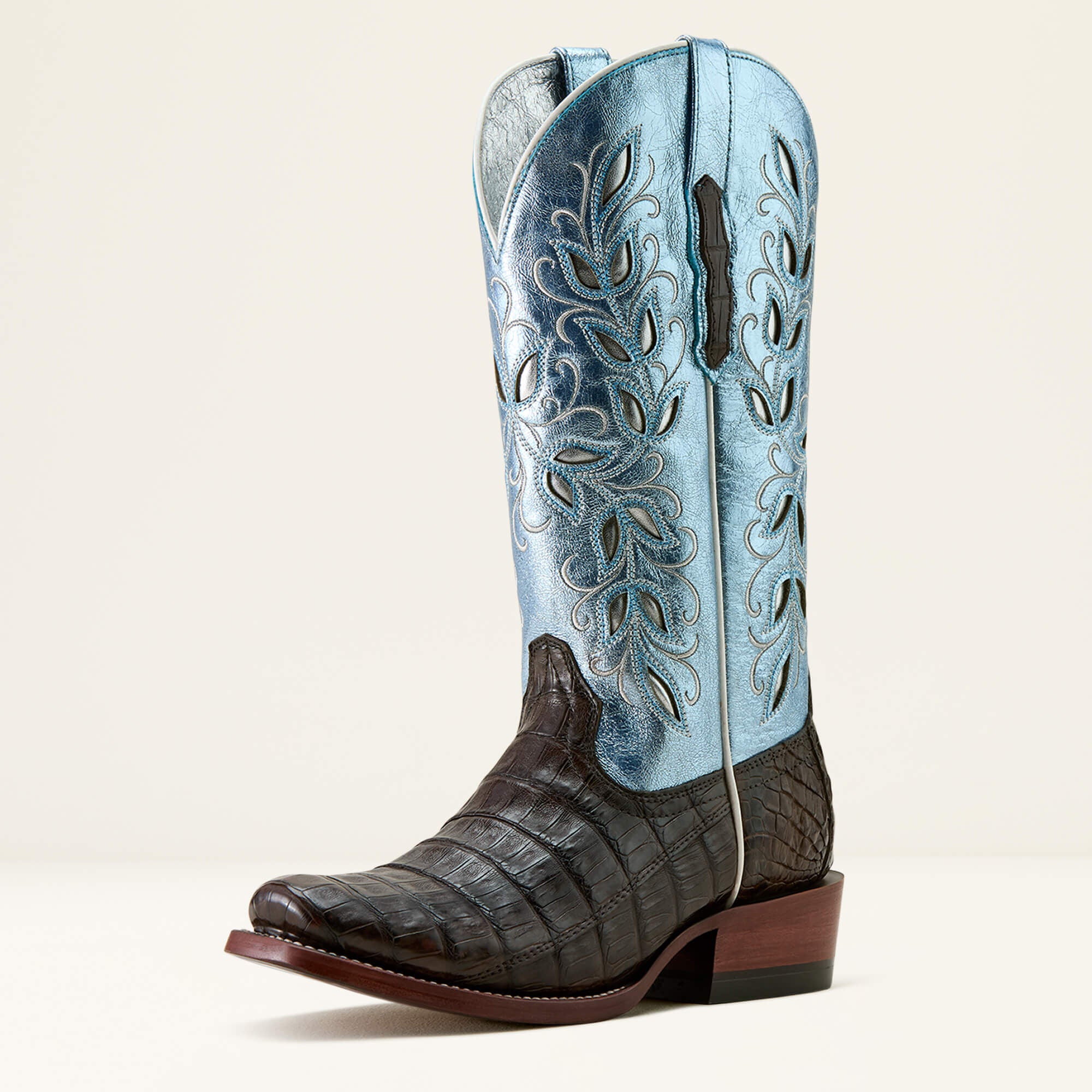Futurity Silk Narrow Cutter Toe Western Boot