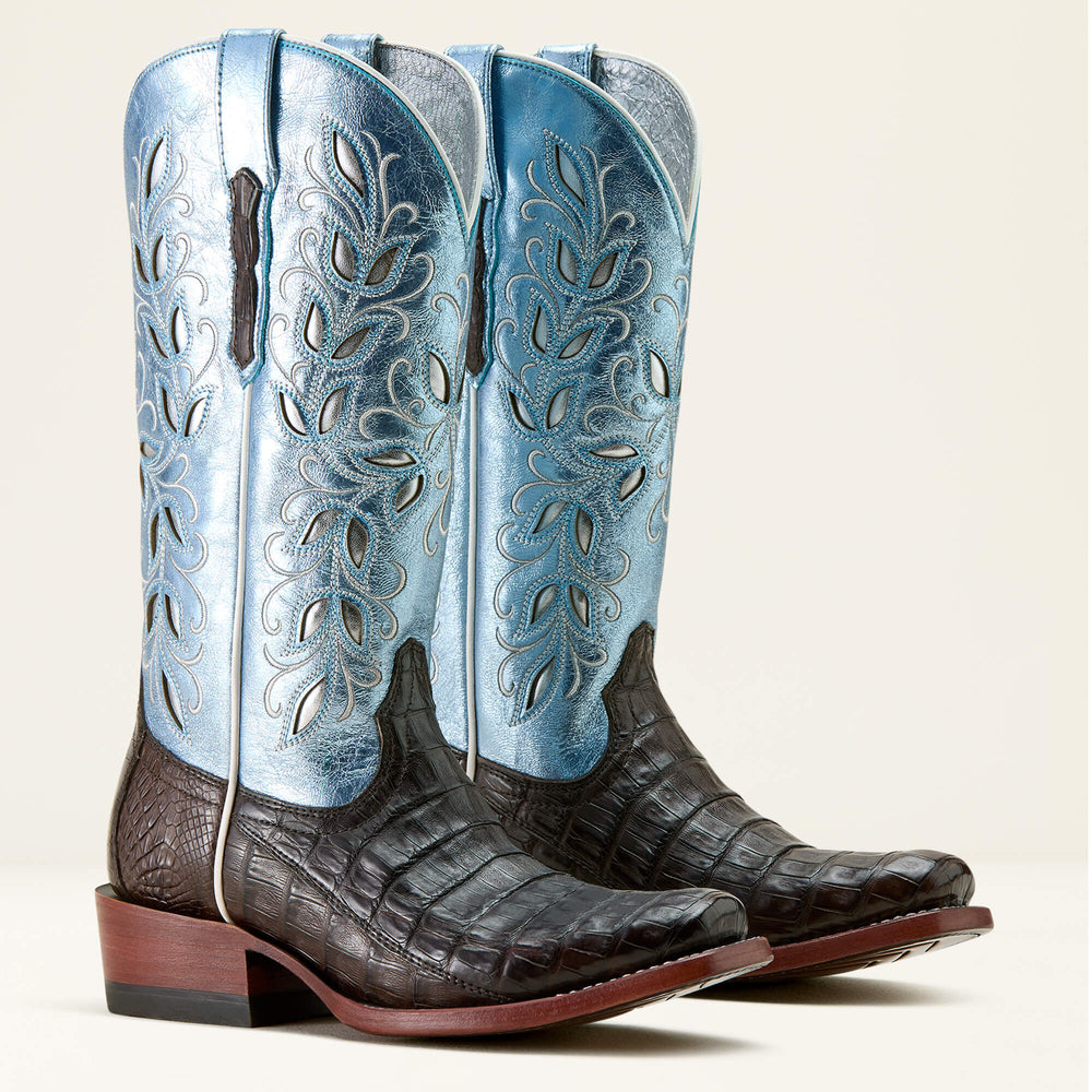 Futurity Silk Narrow Cutter Toe Western Boot