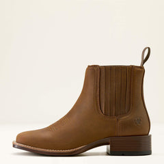 Booker Chelsea Wide Square Toe Western Boot