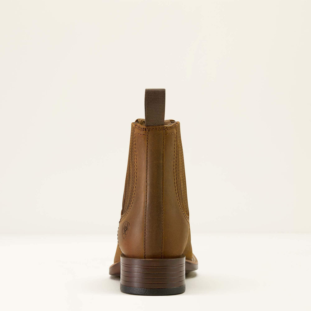 Booker Chelsea Wide Square Toe Western Boot