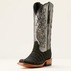 Futurity Silk Narrow Cutter Toe Western Boot