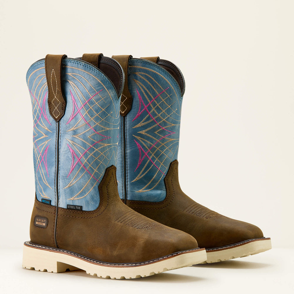 Activator Waterproof Wide Square Toe Steel Toe Work Boot