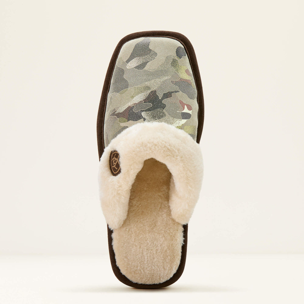 Jackie Square Toe Stack Slipper