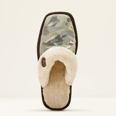 Jackie Square Toe Stack Slipper