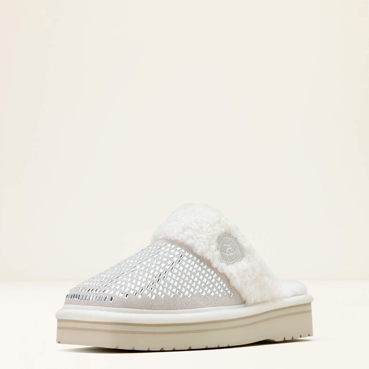 Jackie Square Toe Stack Slipper