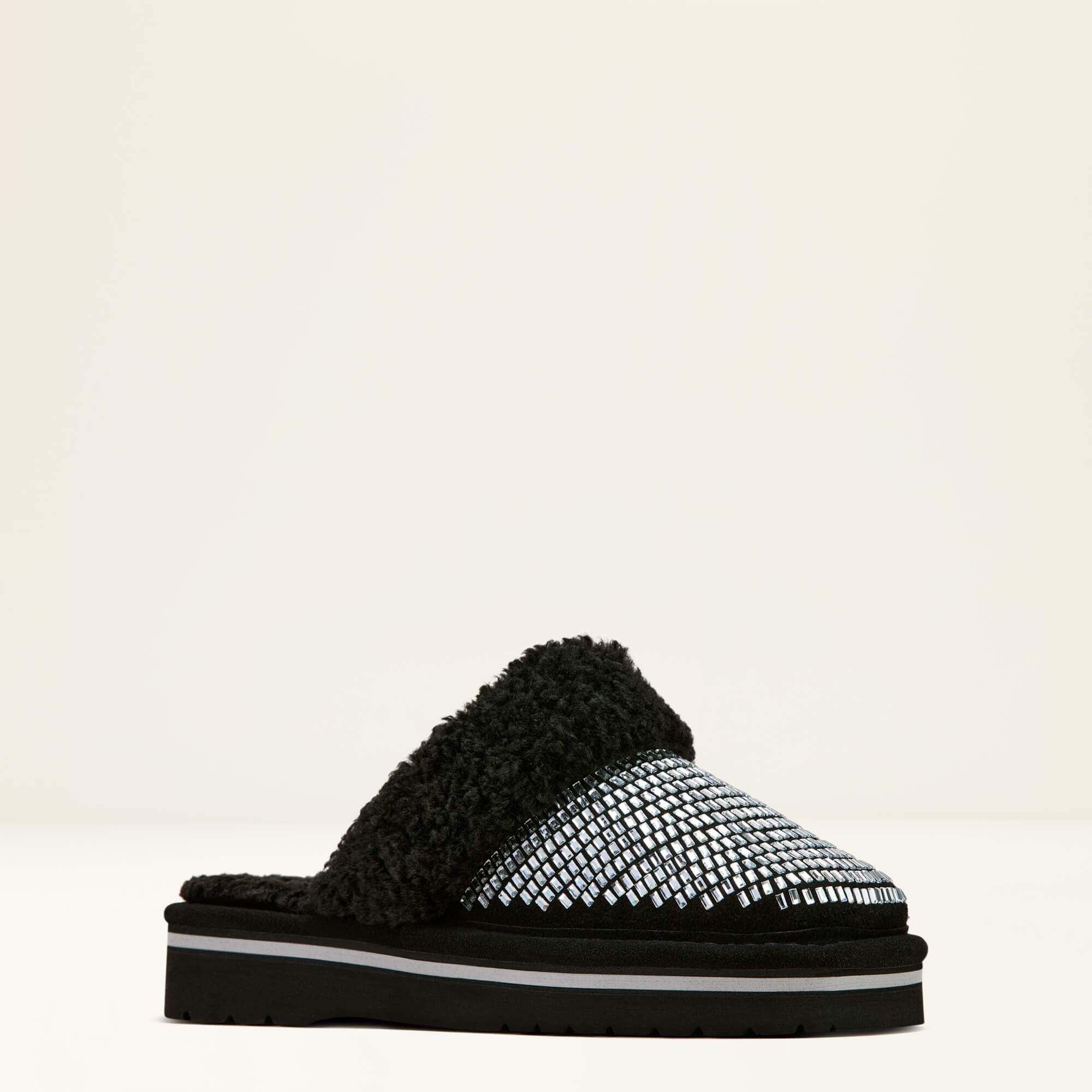 Jackie Square Toe Stack Slipper