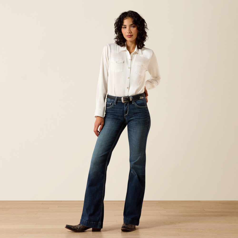 Trouser Perfect Rise Aisha Wide Leg Jean