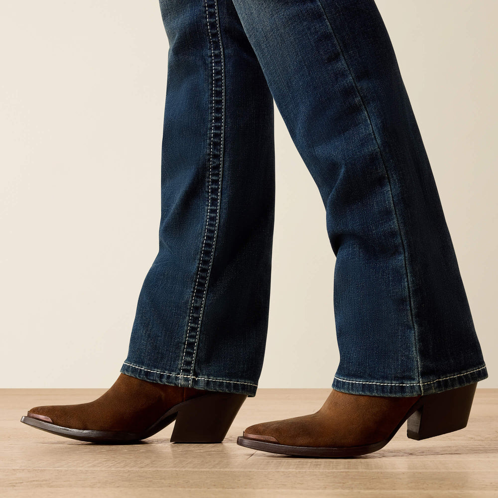 R.E.A.L. Mid Rise Stretch Icon Stackable Straight Leg Jean