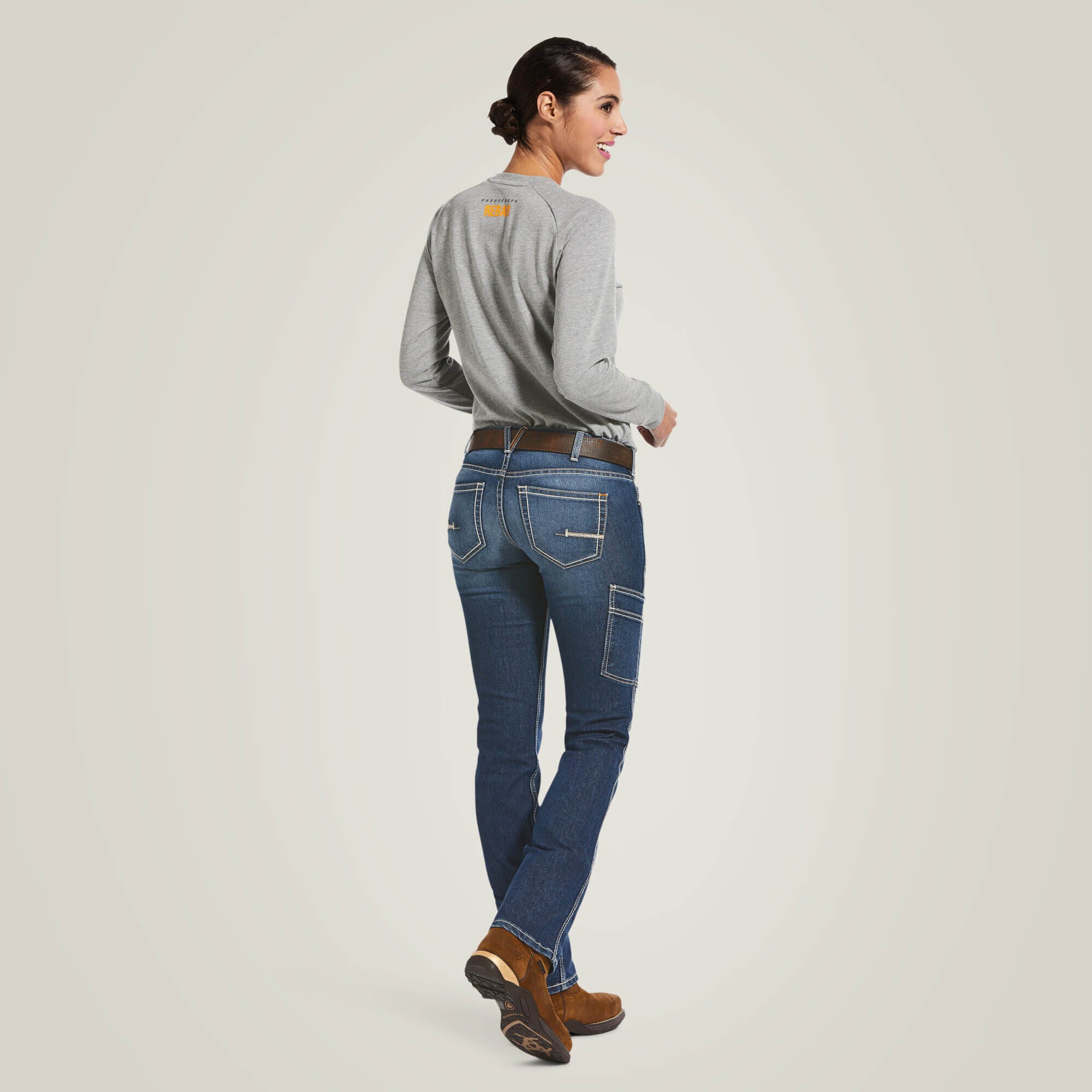 Rebar DuraStretch Riveter Straight Leg Jean
