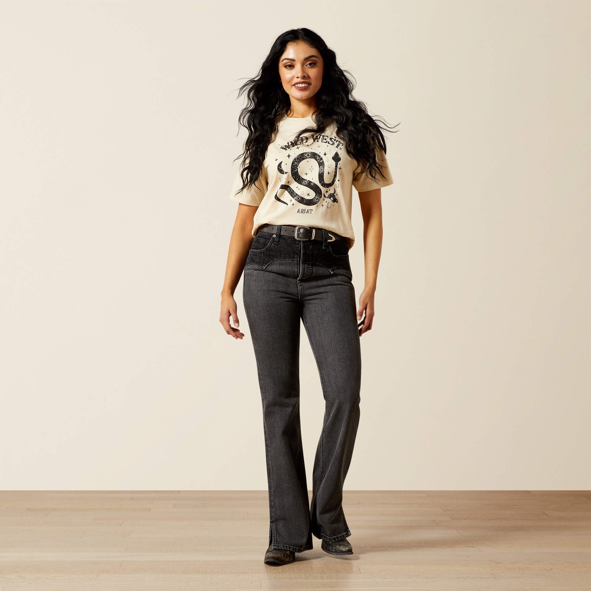 Ultra High Rise Cheyenne Yoke Tomboy Boot Cut Jean