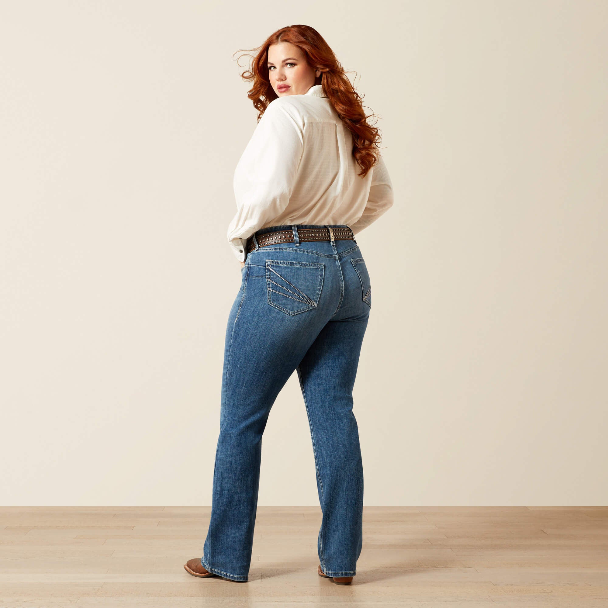 Mid Rise Aisha Boot Cut Jean