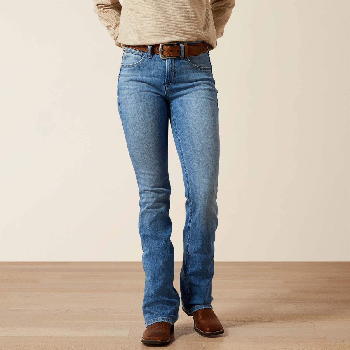 High Rise Camellia Boot Cut Jean
