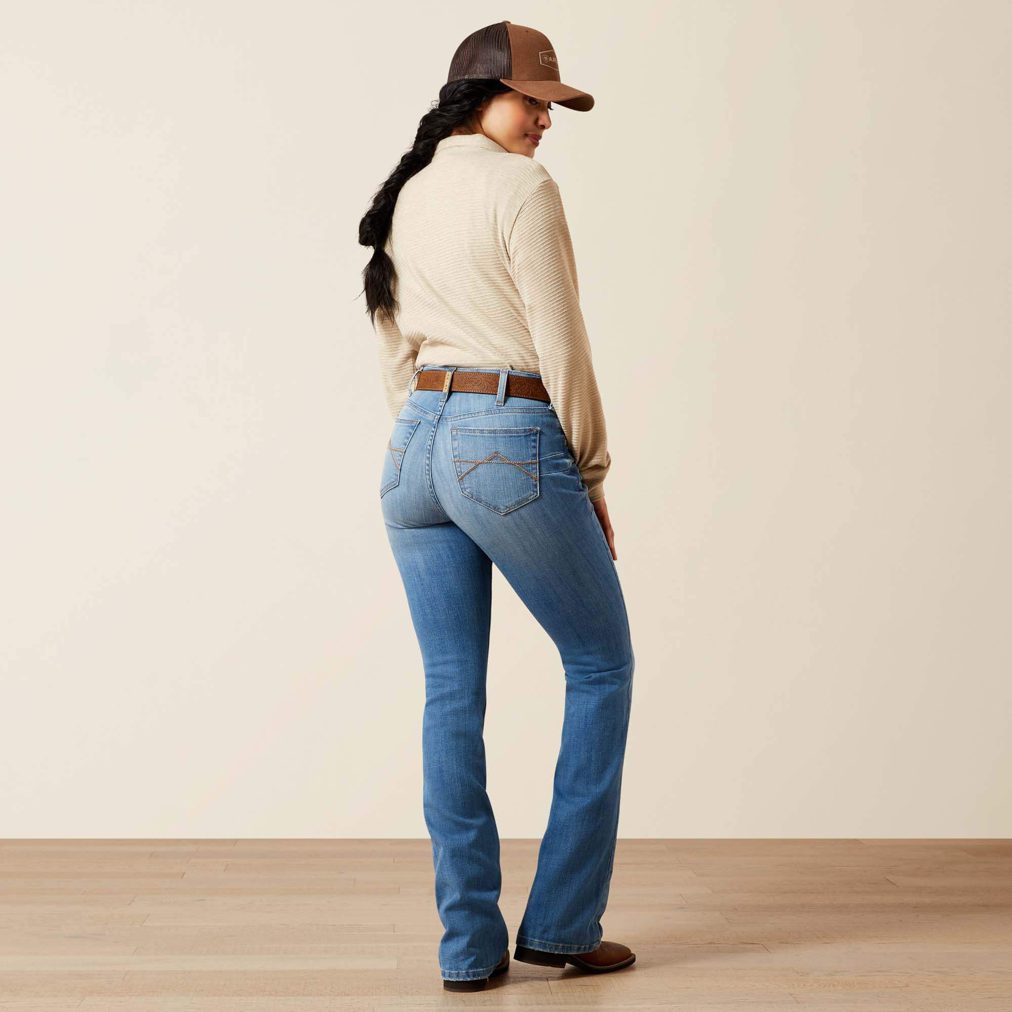 High Rise Camellia Boot Cut Jean