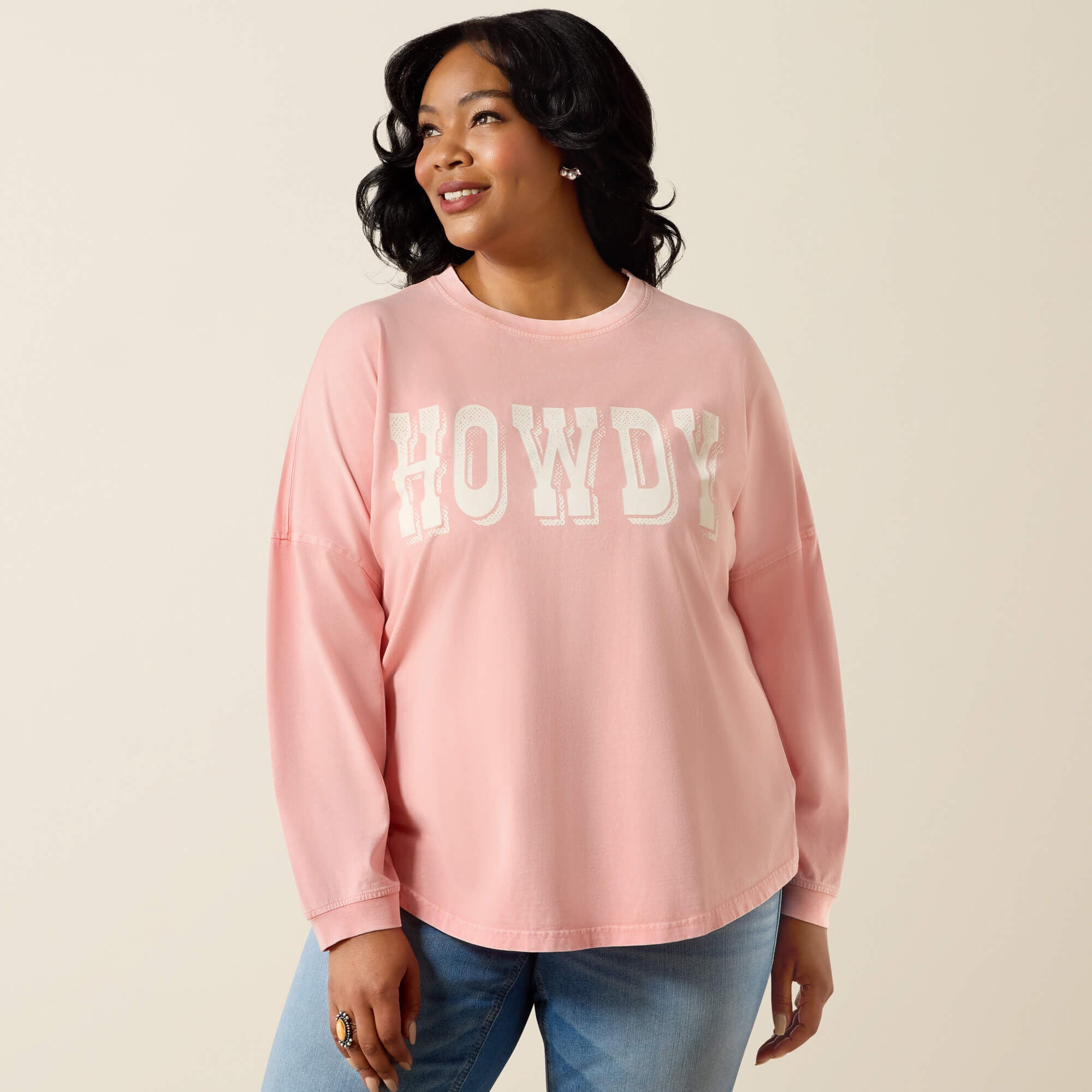 Canvas Oversized Long Sleeve T-Shirt