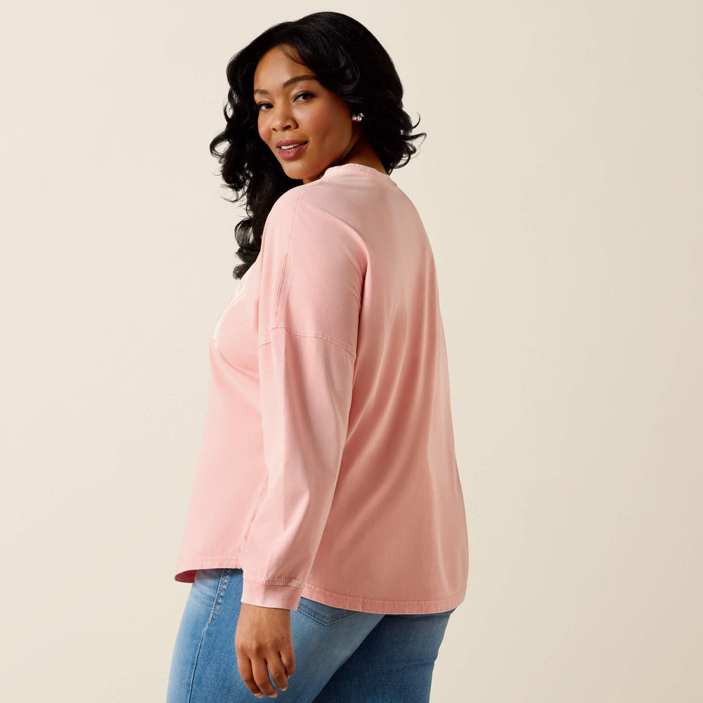 Canvas Oversized Long Sleeve T-Shirt