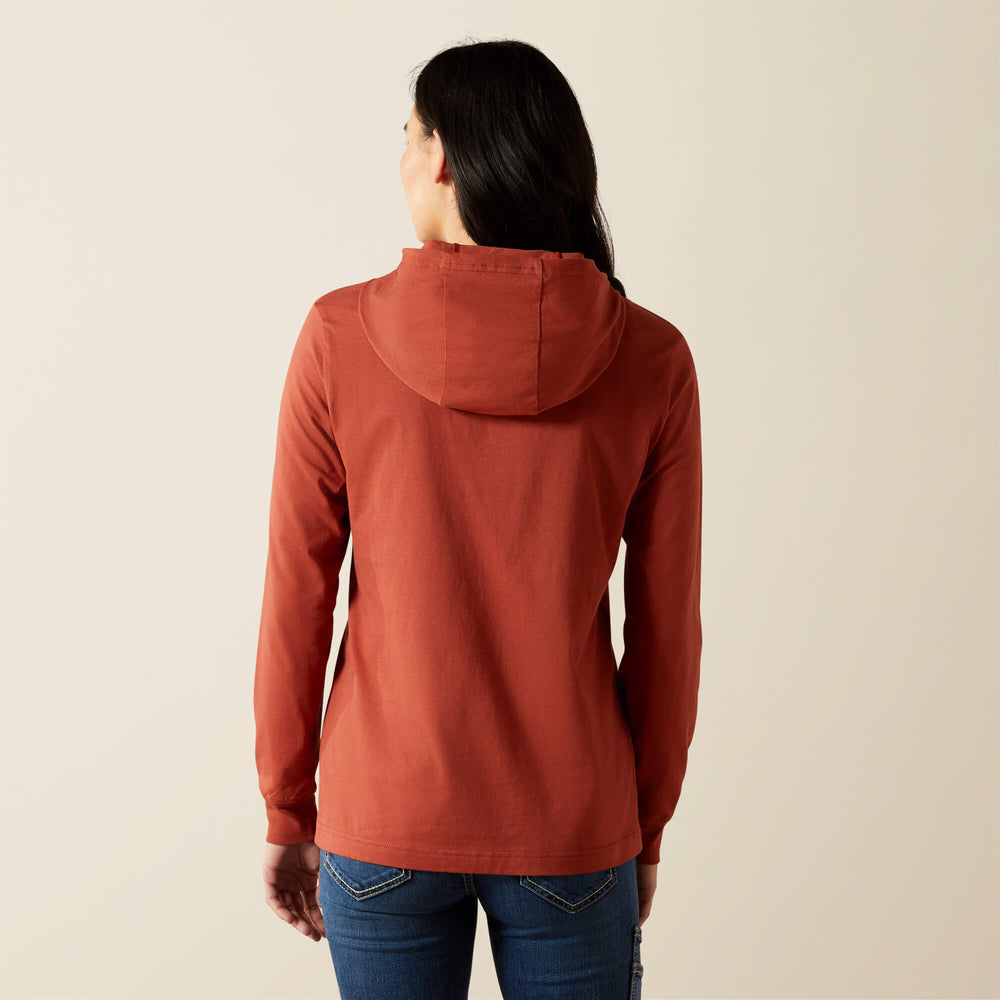 Rebar Cotton Strong Hooded T-Shirt