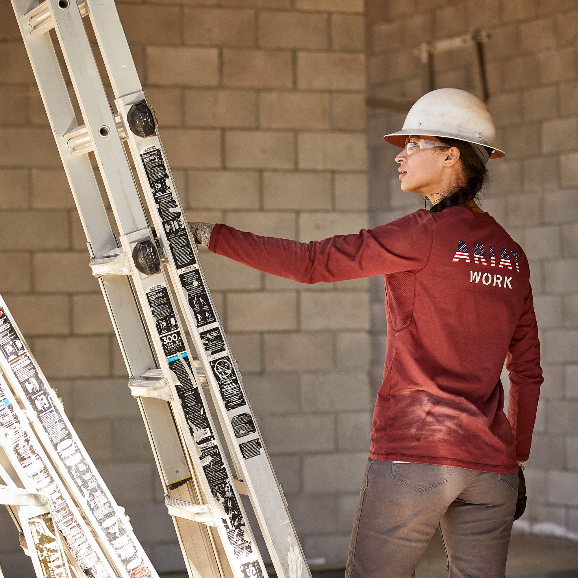 Rebar Workman USA Logo T-Shirt