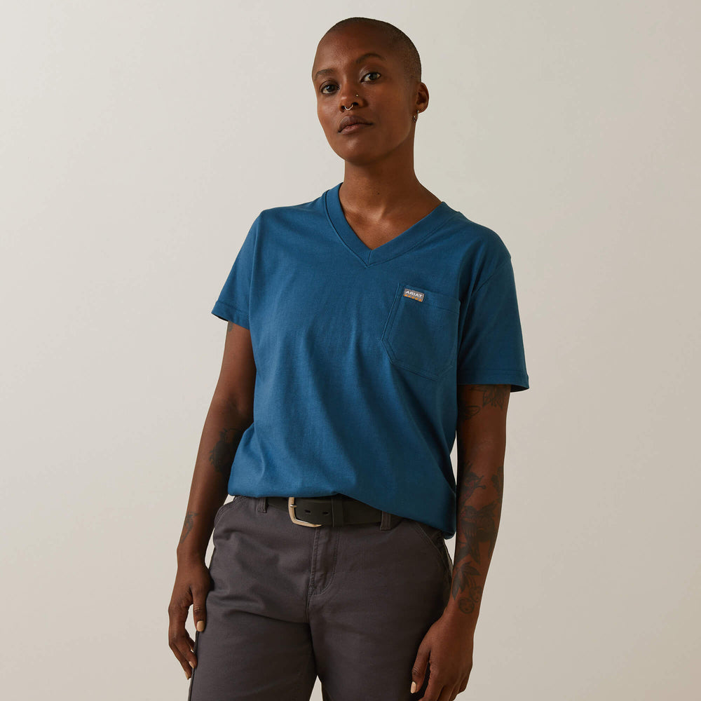 Rebar Cotton Strong American Flag Graphic T-Shirt