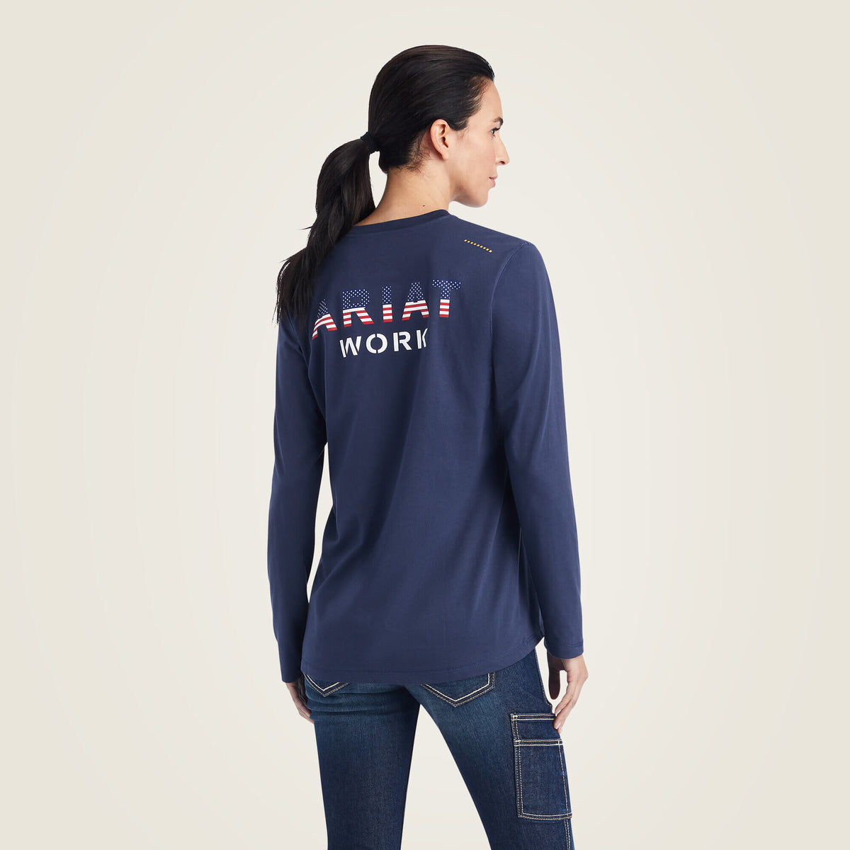 Rebar Workman USA Logo T-Shirt