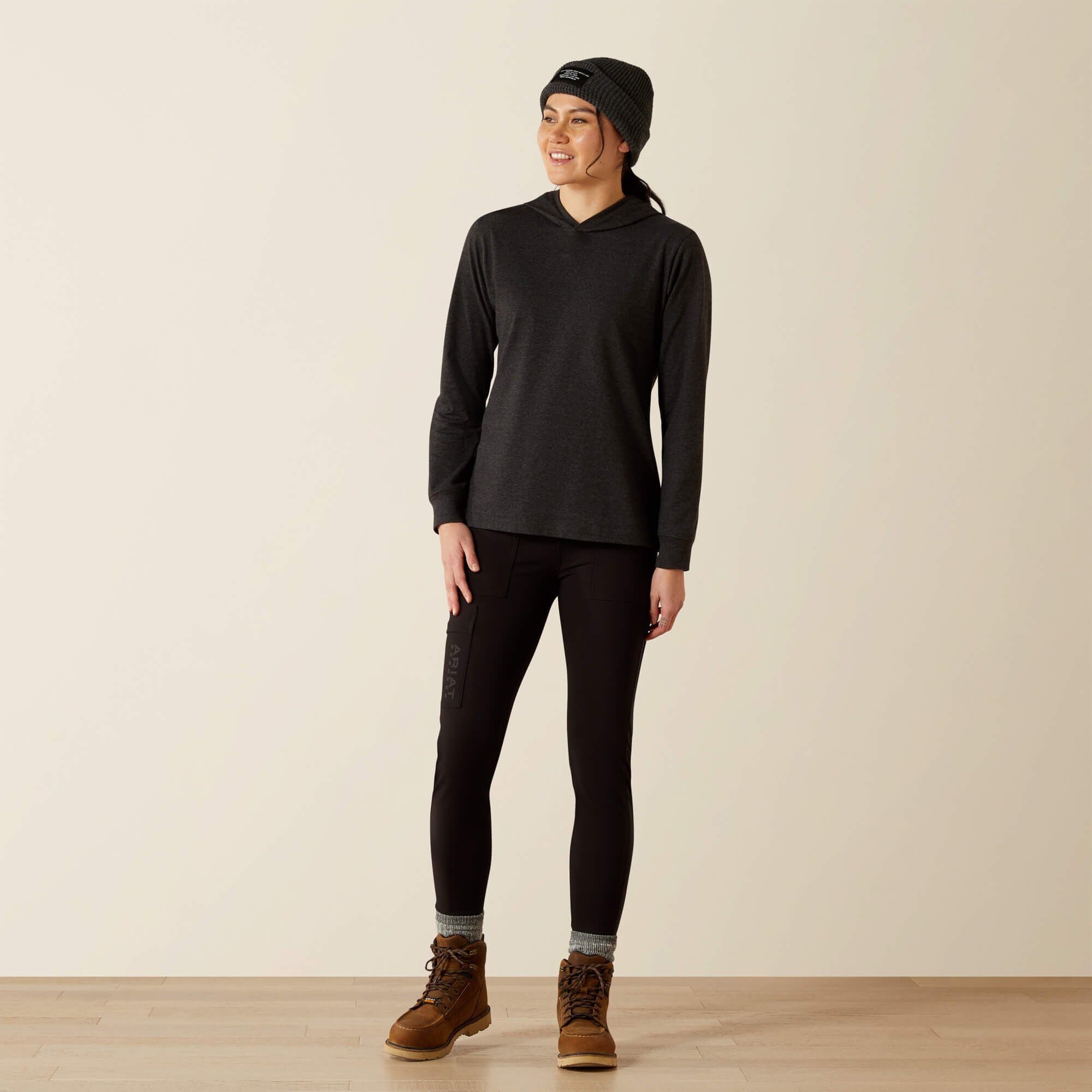 Rebar Cotton Strong Hooded T-Shirt