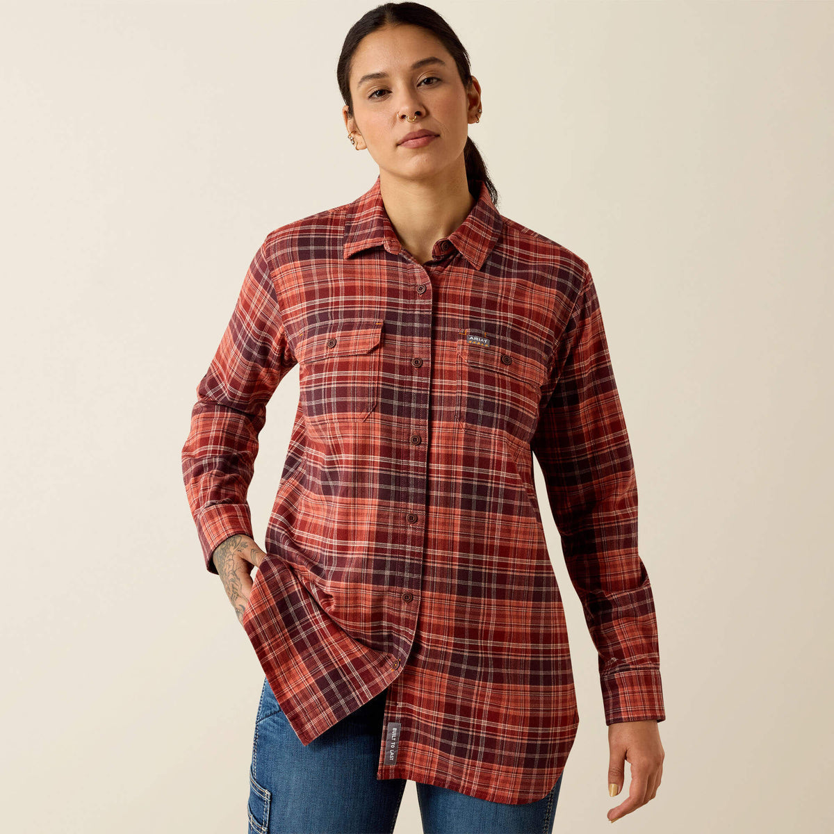 Rebar DuraStretch Flannel Tunic