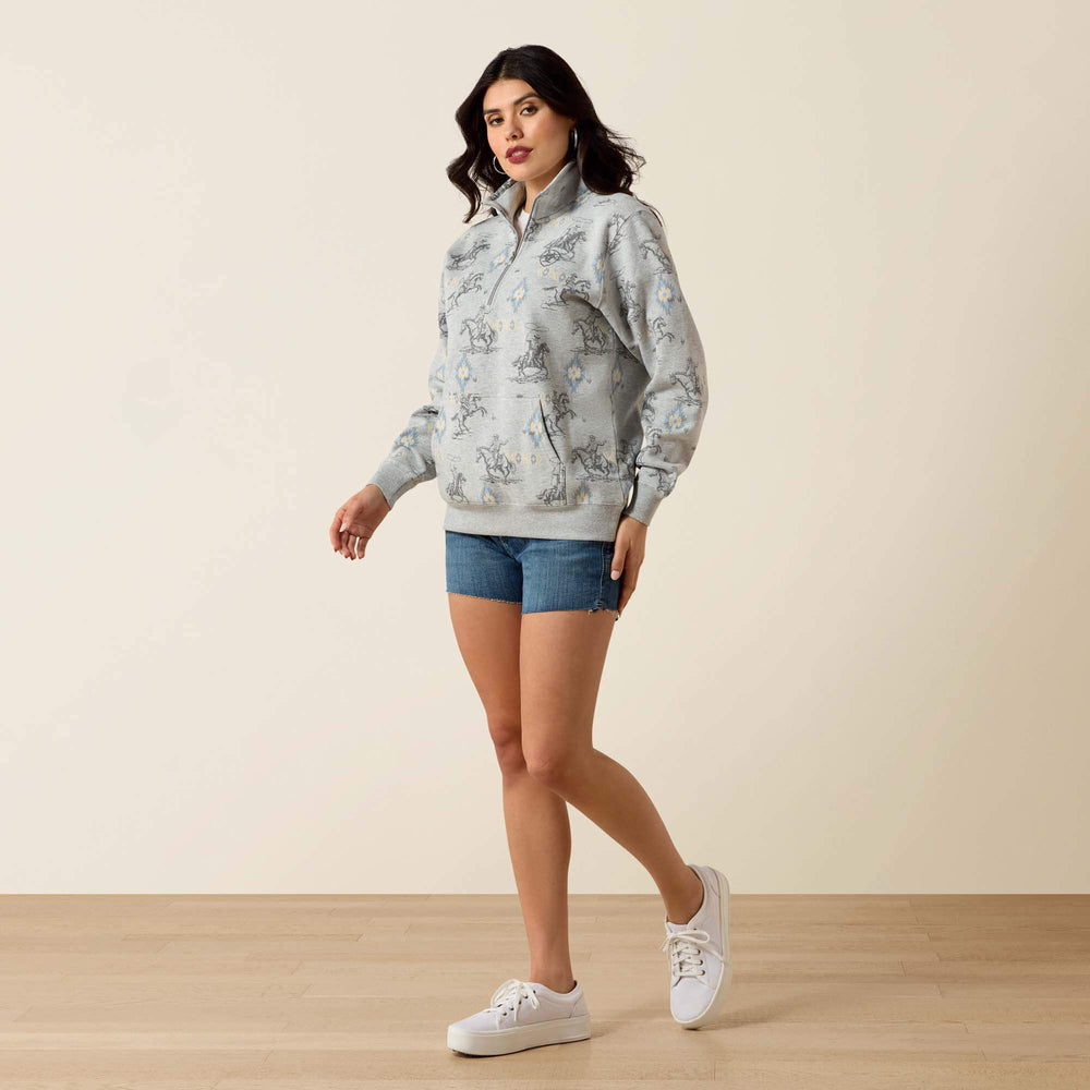 Sapphire 1/2 Zip Sweatshirt