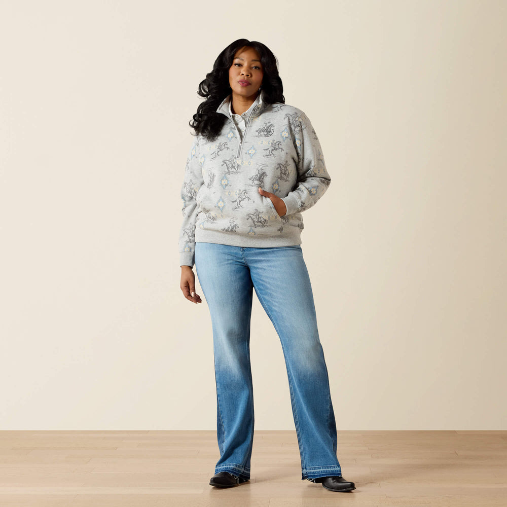 Sapphire 1/2 Zip Sweatshirt