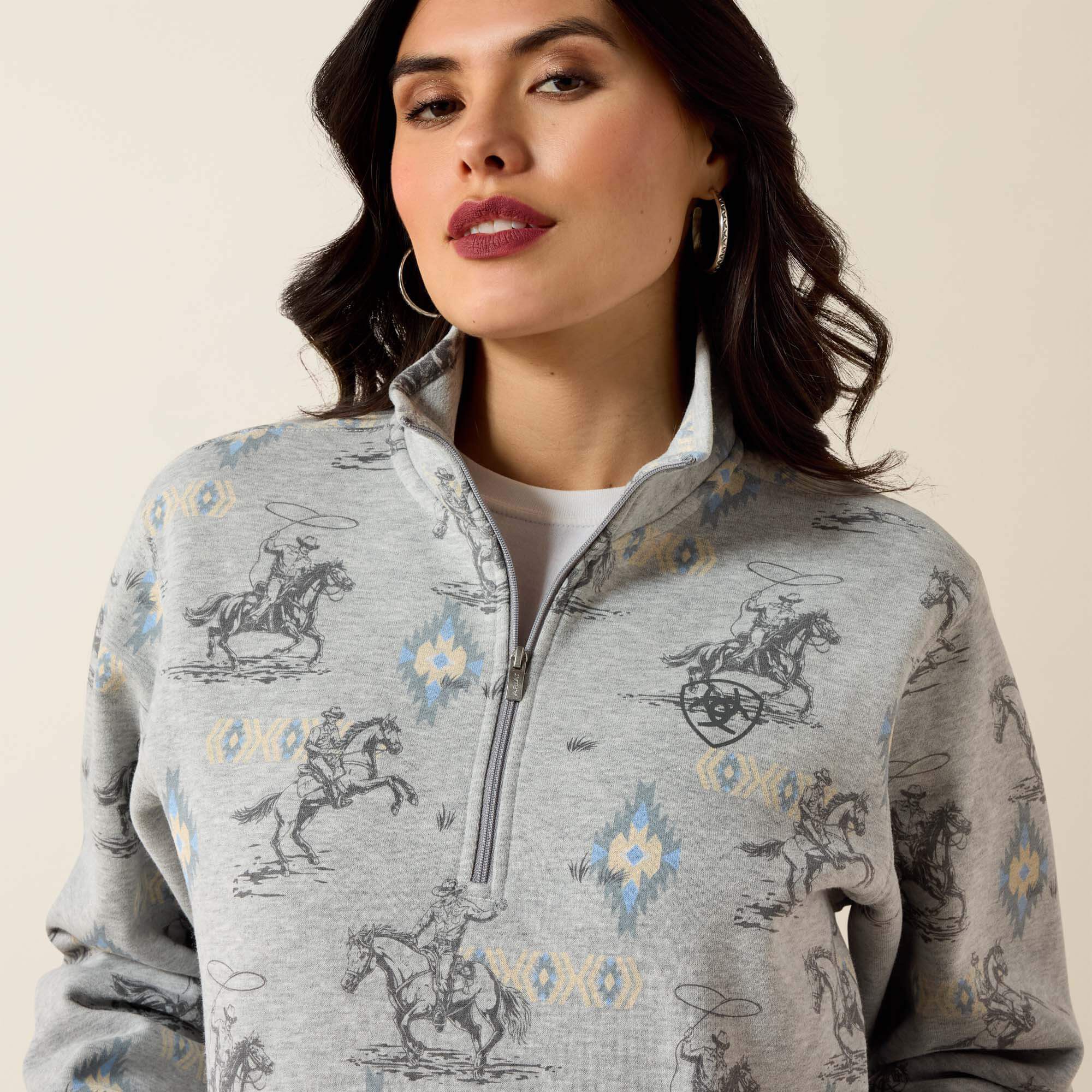 Sapphire 1/2 Zip Sweatshirt