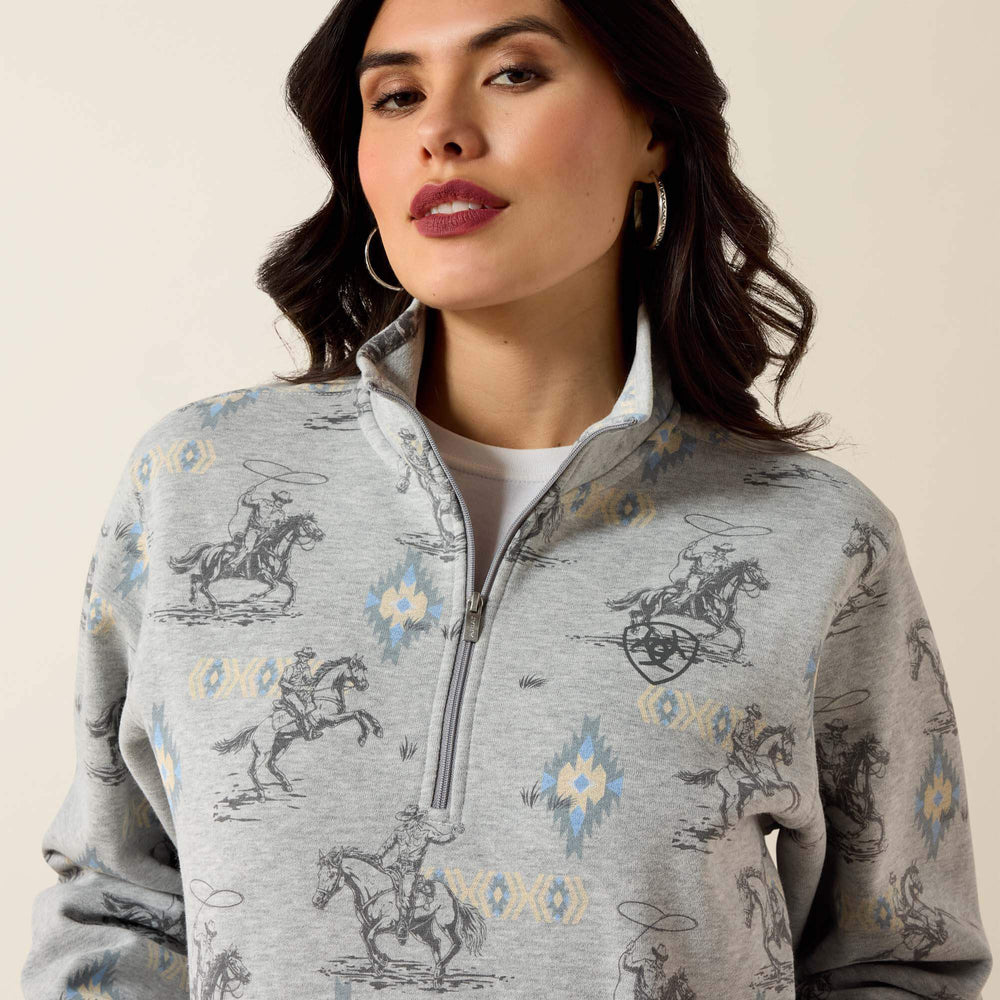 Sapphire 1/2 Zip Sweatshirt