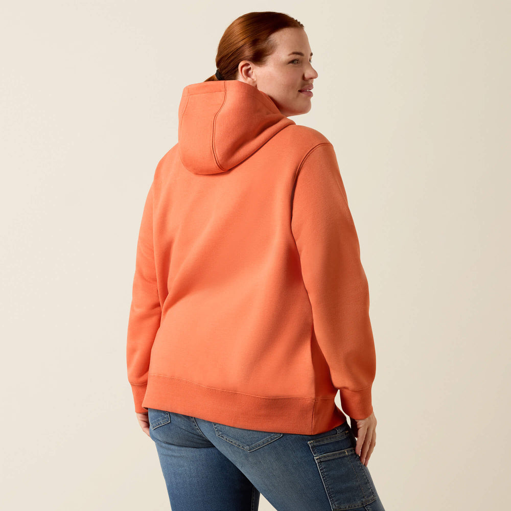 Rebar Lightweight Logo 1/2 Zip Hoodie