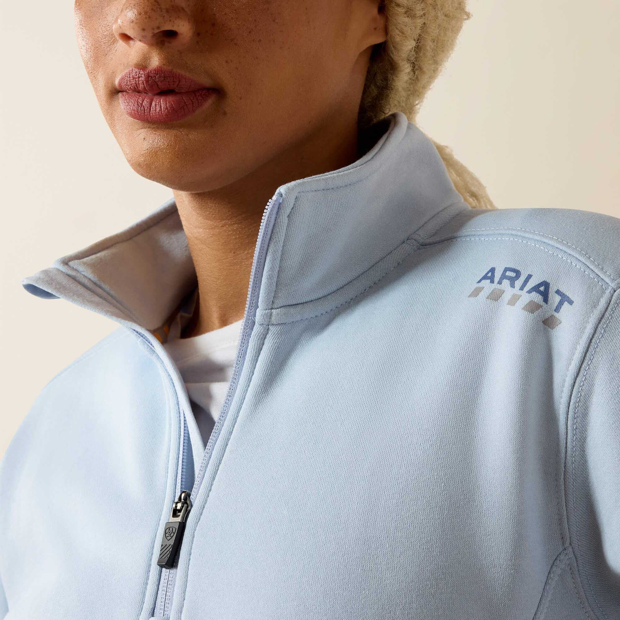 Rebar Lightweight Mock 1/2 Zip Sweatshirt